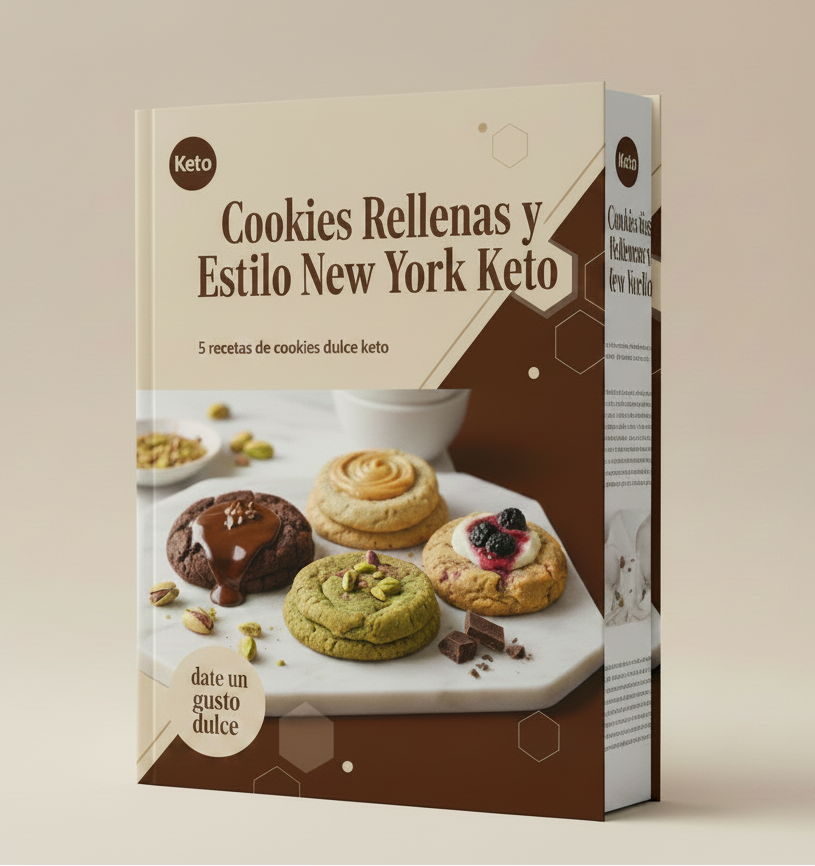 Cookies Keto Rellenas y Estilo New York